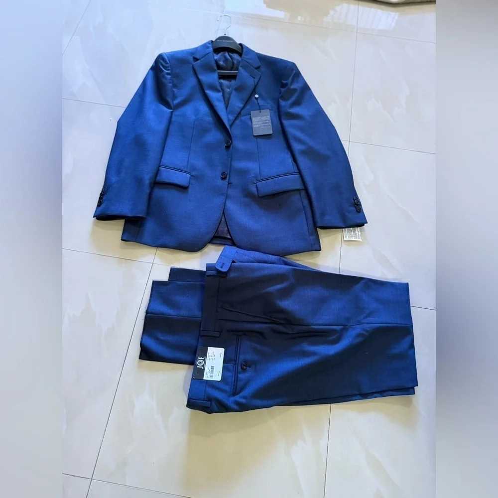 JOE Joseph Abboud Slim Fit Suitnew with tag customized 36S blue formal